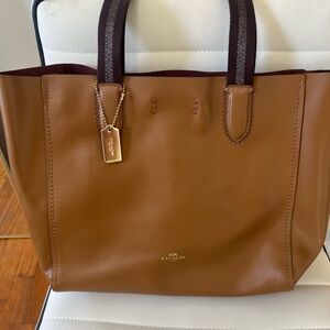 Coach Brown Leather Tote Purse